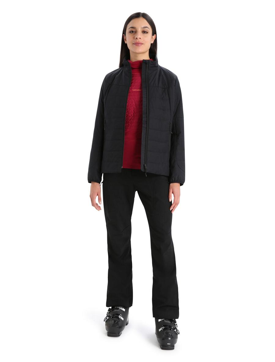 Black Icebreaker MerinoLoft™ Women's Jackets | AU 1649TCEV